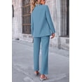 thumbnail image 2 of Traje PRETTYGARDEN Otoño 2 Piezas Blazer Oversize Pantalones Anchos XL, 2 of 8