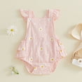 thumbnail image 2 of JUMEYU Baby Girls' Bodysuits Infant Baby Girl Romper Baby Cute Bodysuit Jumpsuit One-Piece Clothes 0 3 6 9 12 18 24 Months (Red,6-12 Months), 2 of 8