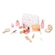 thumbnail image 2 of 15 Piezas Juego de Maquillaje de Madera Kit Simulación Espejo Sombra Labial Rubor Cepillo Juguete Creativo para Niños Material Madera Adecuado para Ju, 2 of 9