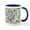 White/Navy Inside, variant on CafePress - Rabbits Mugs - 11 oz Ceramic Mug - Novelty Coffee Tea Cup
