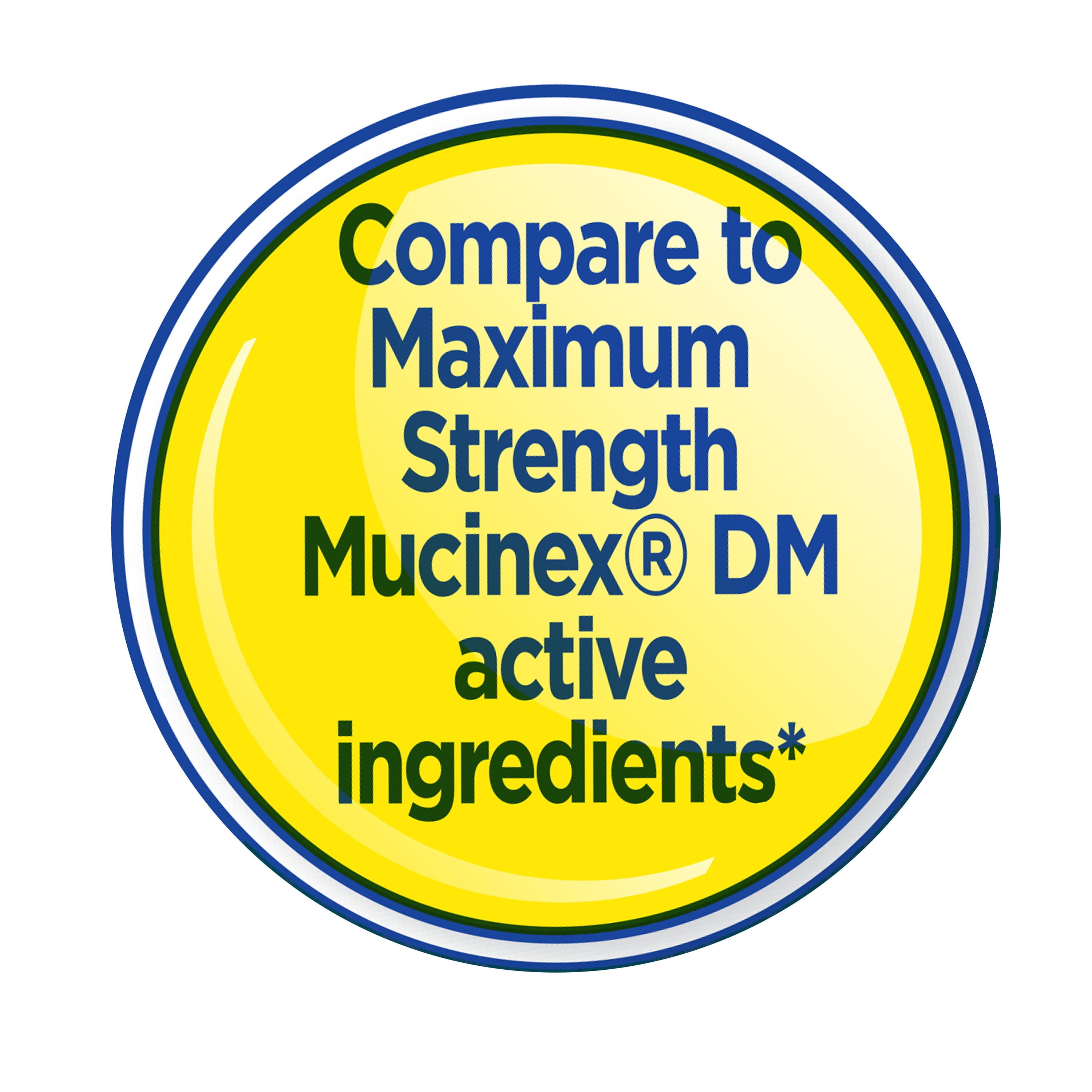 Equate, Maximum Strength, Extended Release Dextromethorphan HBr 60 mg, Guaifenesin 1200 mg Cough & Cold, Allergy Medicine Tablets for Cough Mucinex®