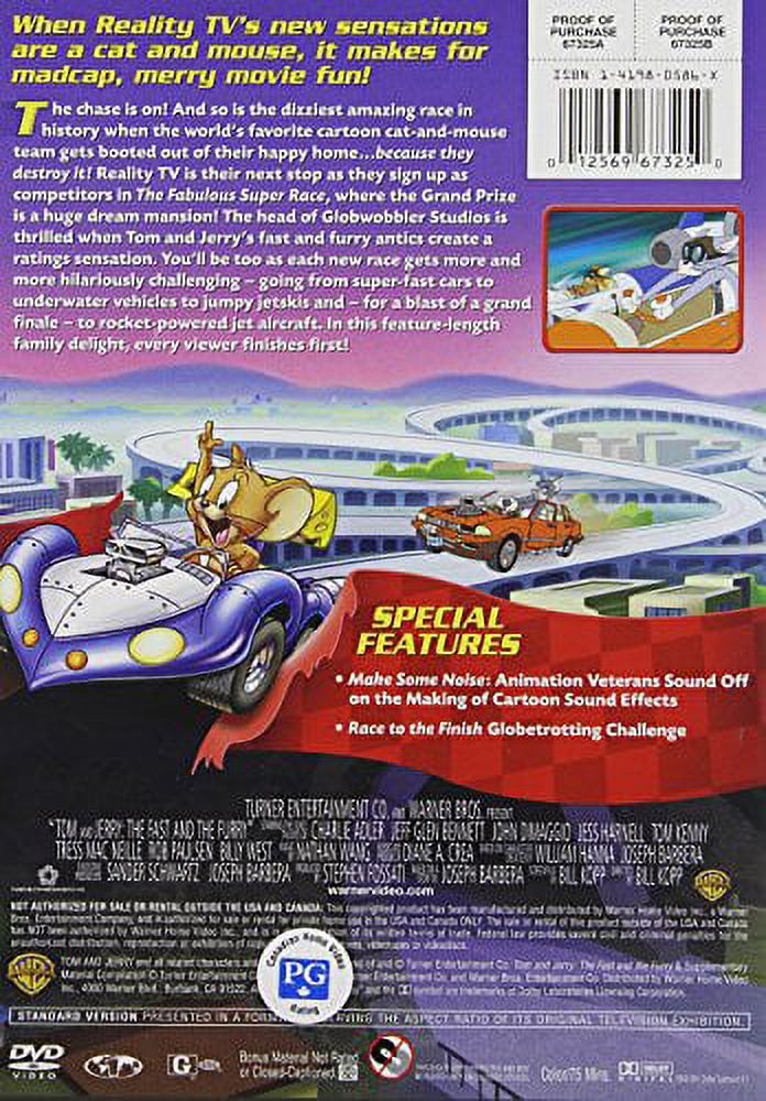 Tom and Jerry: The Fast and the Furry (DVD), Warner Home Video, Animation - image 3 of 3