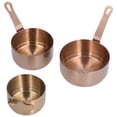 thumbnail image 2 of Stainless Steel Sauce Cup, Multifunctional Sturdy And Durable Stainless Steel Handle Dipping Sauce Bowl Stackable With Handle For Cooking Silver,Rose Gold, 2 of 8