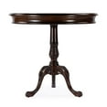 thumbnail image 6 of Butler Specialty Company Carissa 30" Wood Pedestal Foyer Table - Cherry Brown, 6 of 7