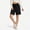 32# Black, variant on Athletic Shorts Womens Jogger Sweat Summer Loose Drawstring Bermuda Shorts with Pockets Navy S