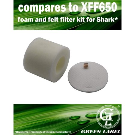 UPC 852012000116 product image for Foam and Felt Filter Kit for Shark Vacuum Cleaners (compares to XFF650). Fits: H | upcitemdb.com