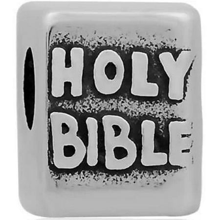 Storm Fit Bucket - Buckets of Beads Stainless Steel Holy Bible Charm Bead Fits Pandora Style Charm Bracelets
