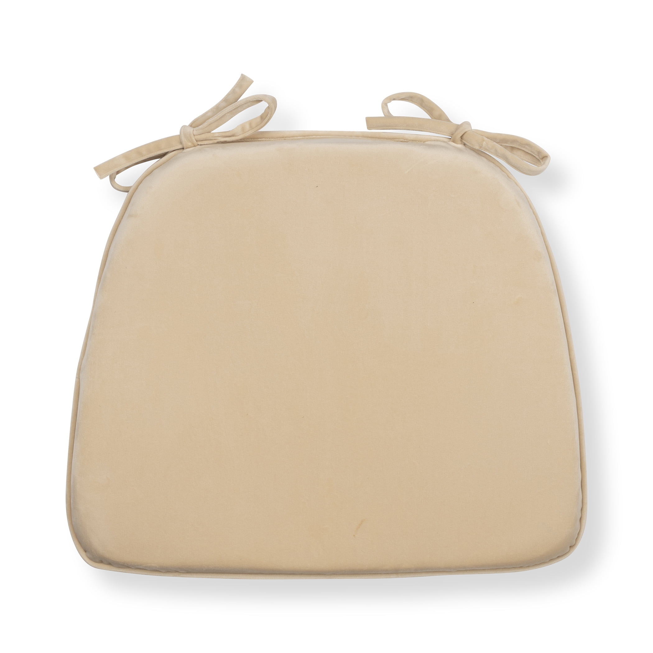 (2 pack) Better Homes & Gardens Memory Foam Chair Cushion, Beige, 17.5” x 14.75”, Single