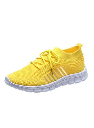 Womens Running Shoes in Womens Sneakers Yellow Walmart