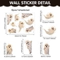 thumbnail image 3 of Halloween Window Clings 8Pcs Cute Ghost Static Decals Reusable Stickers for Glass Party Decor, 3 of 6