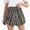 Black, variant on Girls Summer Solid Color Flower Print Elastic Waist Casual Bloomer Shorts for Toddler Kids Ages 0-5