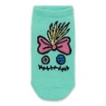 thumbnail image 3 of Disney Stitch Girls No-Show Socks, 6-Pack, Sizes S-L, 3 of 10