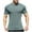 Army Green, variant on ShomPort Mens Short Sleeve Tight Tops Solid Color Round Neck Shirts Gym Athletic T Shirt