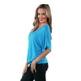 thumbnail image 2 of Women's Banded Dolman Top, 2 of 3