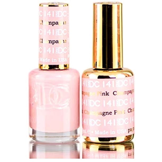 Set de esmaltes de uñas DAISY DND DC Pinks en gel con purpurina