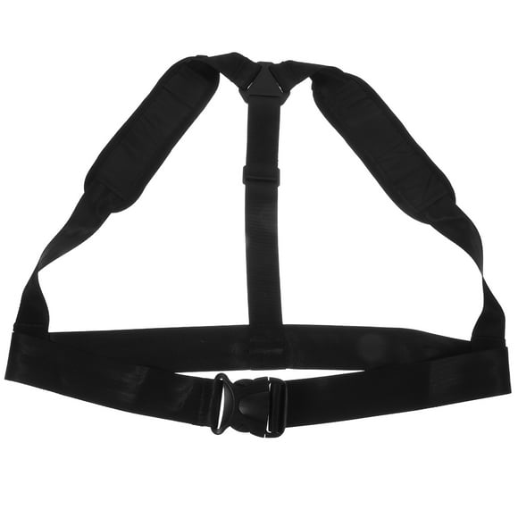 Cinturón de entrenamiento antirresistencia Asistente de Cinturón de tracción de velocidad Equipo deportivo para correr con peso Correa de ejercicio de pesaje (negro)