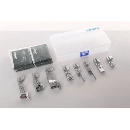Serger Deluxe 8-Foot Kit with 8 Attachment Feet, Includes Plastic