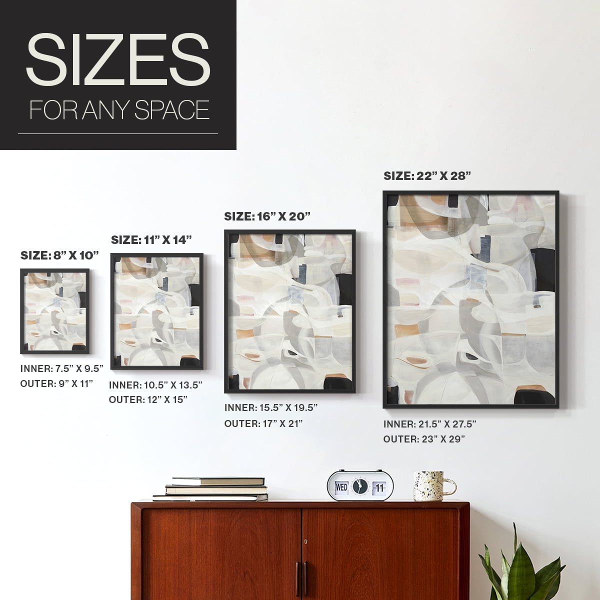 Windswept Framed Print - Solid Wood in Single Picture Frame Solid Wood 2 Framed Print
