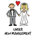 thumbnail image 3 of CafePress - Under New Management Wedding Humor - Greeting Card, Blank Inside Matte, 3 of 4