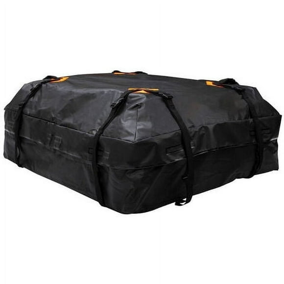 600D Waterproof Cargo Bag Car Roof Top Cargo Carrier Universal Luggage Bag Cube Storage Bag for Travel Camping,Black |UHOH