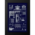 thumbnail image 2 of Buhlmann, J. 17x24 Black Modern Framed Museum Art Print Titled - Temple of Athene and Theseus, PolyMuseumome (Blueprint), 2 of 5