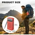 thumbnail image 3 of Portable Radio AM FM, Loud Speaker Transistor Radio with 3.5mm Headphone Jack, Personal Radio for Long Trips, Pocket Radio for Indoor,Outdoor, Emergency Use Perfect Gift for Seniors,kids -Rad, 3 of 6