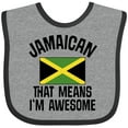 thumbnail image 3 of Inktastic Jamaica Awesome Jamaican Boys or Girls Baby Bib, 3 of 4