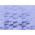 thumbnail image 1 of Ahgly Company Machine Washable Indoor Rectangle Transitional Light Slate Blue Area Rugs, 2' x 4', 1 of 7