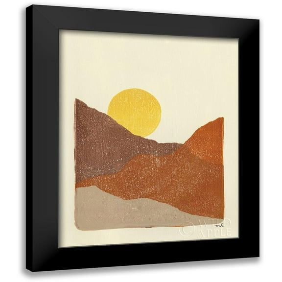 Hershey, Moira 12x14 Black Modern Framed Museum Art Print Titled - Sedona II