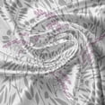 thumbnail image 5 of Ambesonne Spring Valance Pack of 2, Art Deco Sprigs and Berries, 42"X12", Grey and Grey Pink, 5 of 5