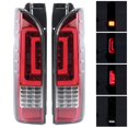 thumbnail image 3 of Pair LED Taillights Assembly, Quadrate Tail Lamp  LED Parking Light Replacement For Hiace 200  Van 2005-2017 Car Accessory, 3 of 8
