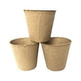 thumbnail image 5 of 90 Pieces Small Biodegradable Seed Pots Seedling Fiber Seed Pots Biodegradable Plants, 5 of 5