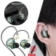 thumbnail image 5 of Auriculares de monitor con cable Yotijar 1BA + 1DD Híbrido equilibrado Verde sin micrófono, 5 of 7