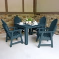 thumbnail image 4 of Highwood's 42" x 42" Square 5-pc Hamilton Dining Set - Dining Height, Outdoor, Eco-friendly, Synthetic Wood, 4 of 8