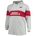 thumbnail image 2 of Men's Fanatics Kyler Murray Heathered Gray Arizona Cardinals Big & Tall Player Name & Number Pullover Hoodie, 2 of 3