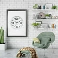thumbnail image 1 of VONKY 12 Inch Wall Clock Non-Ticking Battery-Operated Pointer Timepiece Decorative Modern Living Room Large Hanging Clocks White, 1 of 6