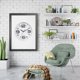 thumbnail image 4 of Reloj de pared Bewildely 12 pulgadas decorativo moderno blanco, 4 of 6