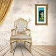 thumbnail image 3 of Retrobot 10x18 Gold Ornate Wood Framed with Double Matting Museum Art Print Titled - Battery Operated Remote Control Earthman, 3 of 4