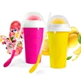 thumbnail image 2 of Kool-Aid Squeezy Slush Cup, Yellow/Pink, 2 of 5