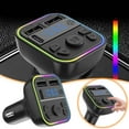 Lizheee Bluetoo 5.0 Car Charger Car Music MP3 Player Support Call And U
