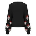 thumbnail image 6 of Jkety Christmas Sweater Baby Boys Girls Christmas Sweaters Cute Candy Cane Embroidery Long Sleeve Knit Pullover Tops Toddler Winter Clothes Black,6-7 Years, 6 of 7