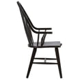 thumbnail image 6 of Home Square 2 Piece Windsor Back Wood Dining Arm Chair Set in Black, 6 of 8