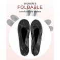 thumbnail image 4 of GUDGUDEE Women's Ballet Flat Shoes Foldable Portable Travel Roll Up Slippe, 4 of 6