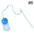 thumbnail image 2 of Cat Teaser Wand Interactive Pouch Mouse Cat Feather Teaser Kitten Teaser Toy, 2 of 10