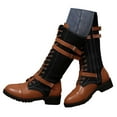 thumbnail image 3 of Stylish Women's Mid Calf Leather Suede Winter Booties Featuring Lace Up Design And Comfortable Ankle Support For Everyday Wear, 3 of 7