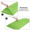 thumbnail image 4 of PiccoCasa Body Pillowcase 300 Thread Count Egyptian Cotton Pillowcase Queen Green, 4 of 8