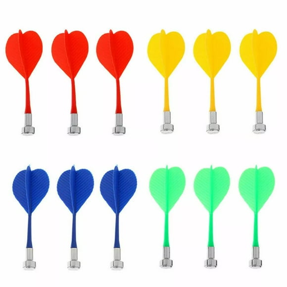 Magnetic Paper Targets (12pcs), Fluorescent Bullseye for Dartboard
