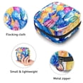 thumbnail image 3 of Watercolor Colorful Cactus Boho Style Sanitary Napkin Storage Bag, Zipper Menstrual Cup Pouch Feminine Menstruation First Period Pads Holder for Girls Women Ladies, 3 of 6