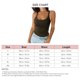 thumbnail image 5 of Camiseta sin mangas de verano con cuello redondo y canalé para mujer, corte bajo, elástica, ajustada, sin mangas, 5 of 5