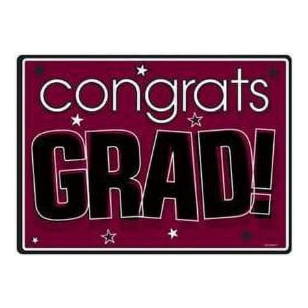 amscan "Congrats Grad! Graduation Party Mega Value Pack Cutout Decorations (30 Piece), Multicolor, 11"